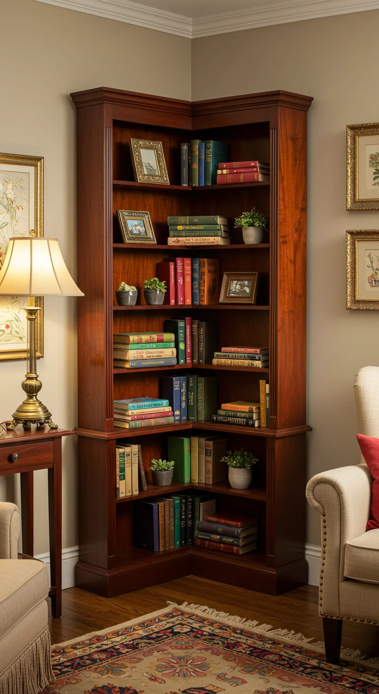 1. The Classic Corner: Timeless Wooden Elegance