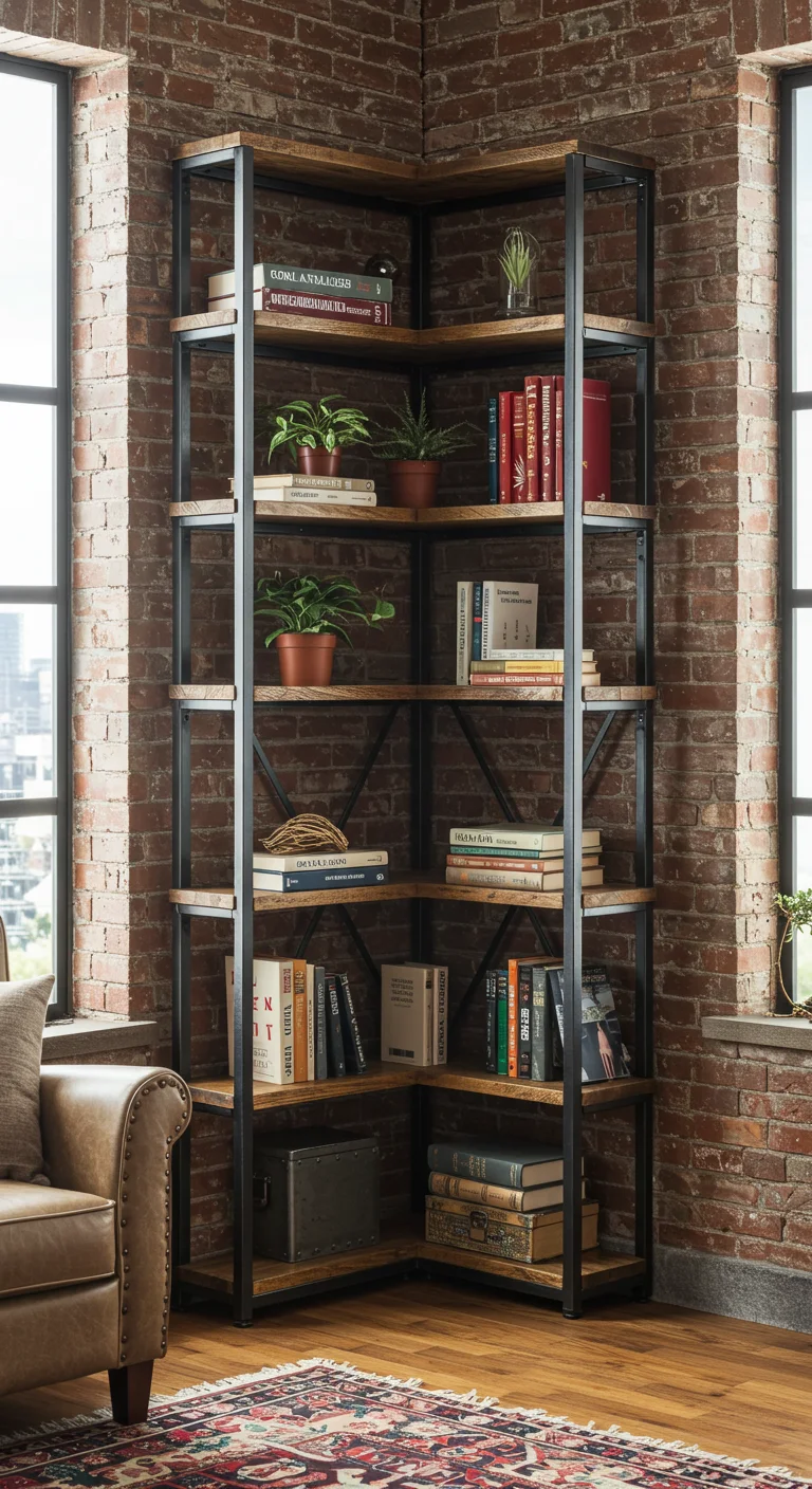 5. Industrial Edge: Metal and Wood Combinations