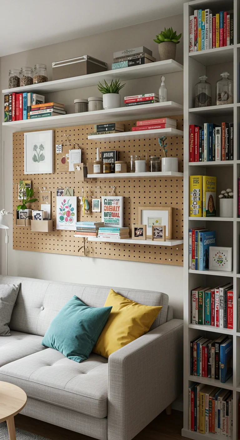 2. Vertical Vibes: Utilizing Wall Space for Storage and Style