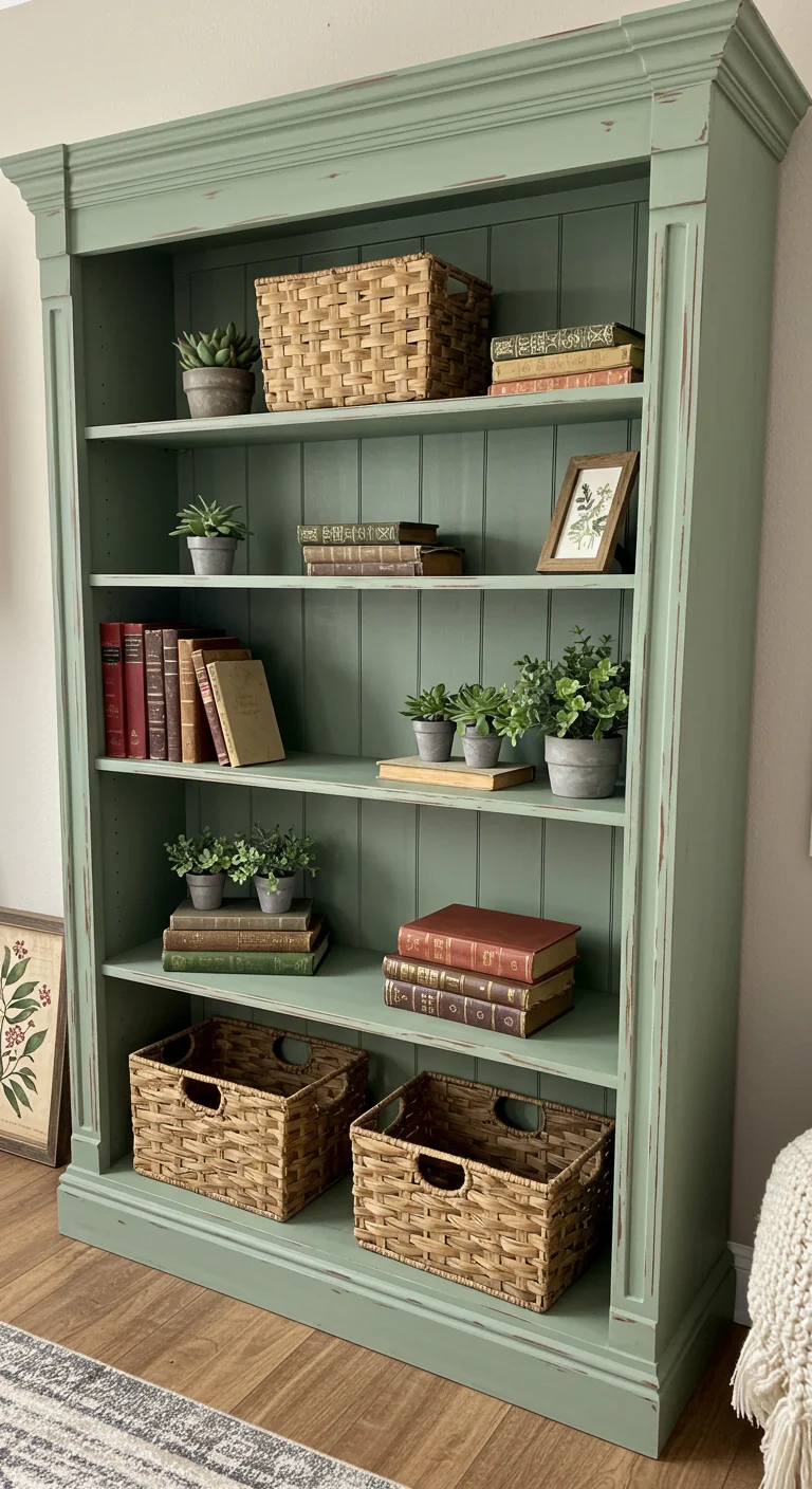 18. Rustic Retreat: Chalk Paint for a Cozy Aesthetic