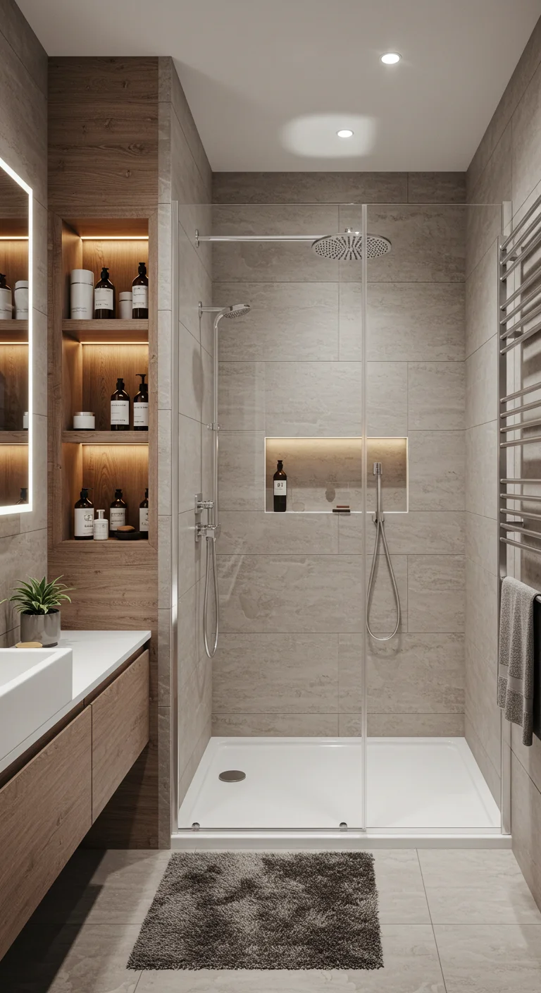 13. Walk-In Showers: Luxurious Options for Limited Space
