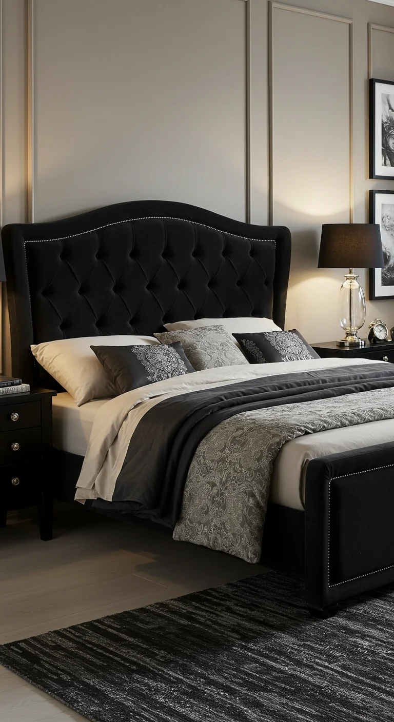 3. Glamour and Elegance: The Allure of Black Bedroom Sets