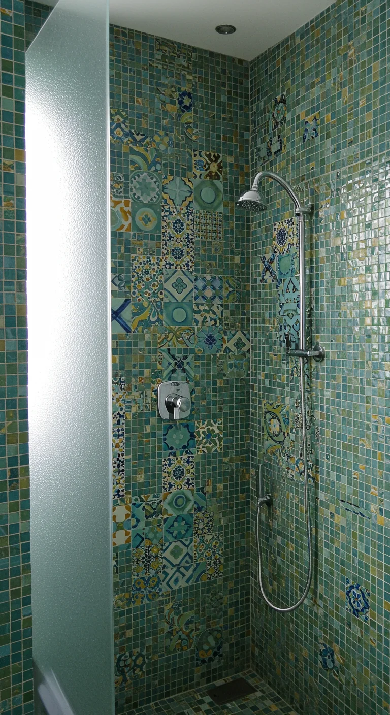 4. Mosaic Magic: Transforming Small Areas with Colorful Tiles