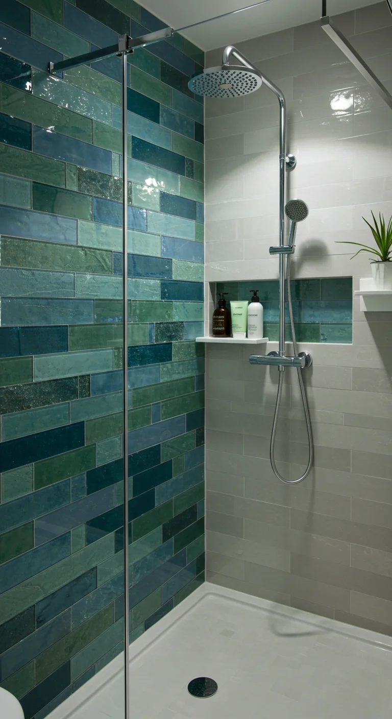 11. Glass Tiles: Reflective Surfaces that Expand Space