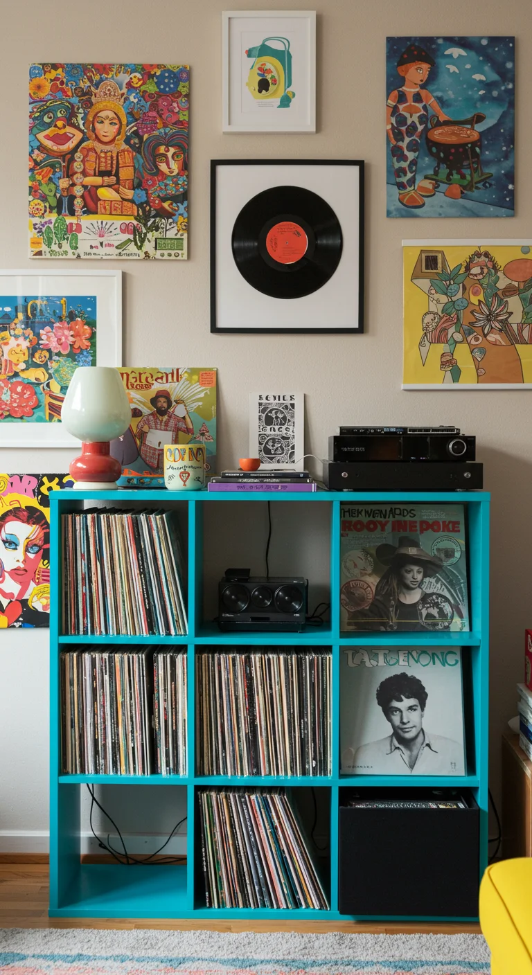 6. Color Pop: Vibrant Shelving Units That Make a Statement