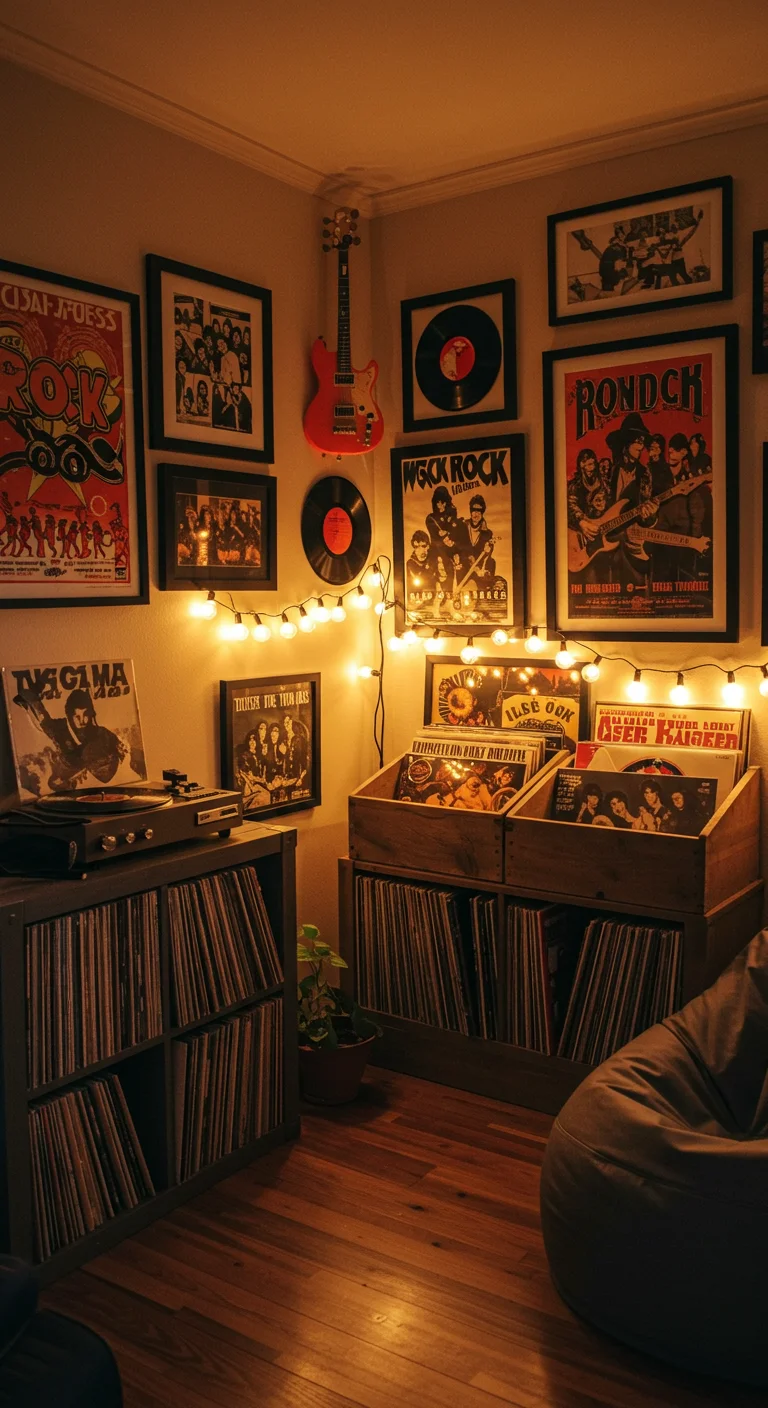 17. Themed Spaces: Shelves That Match Your Music Genre
