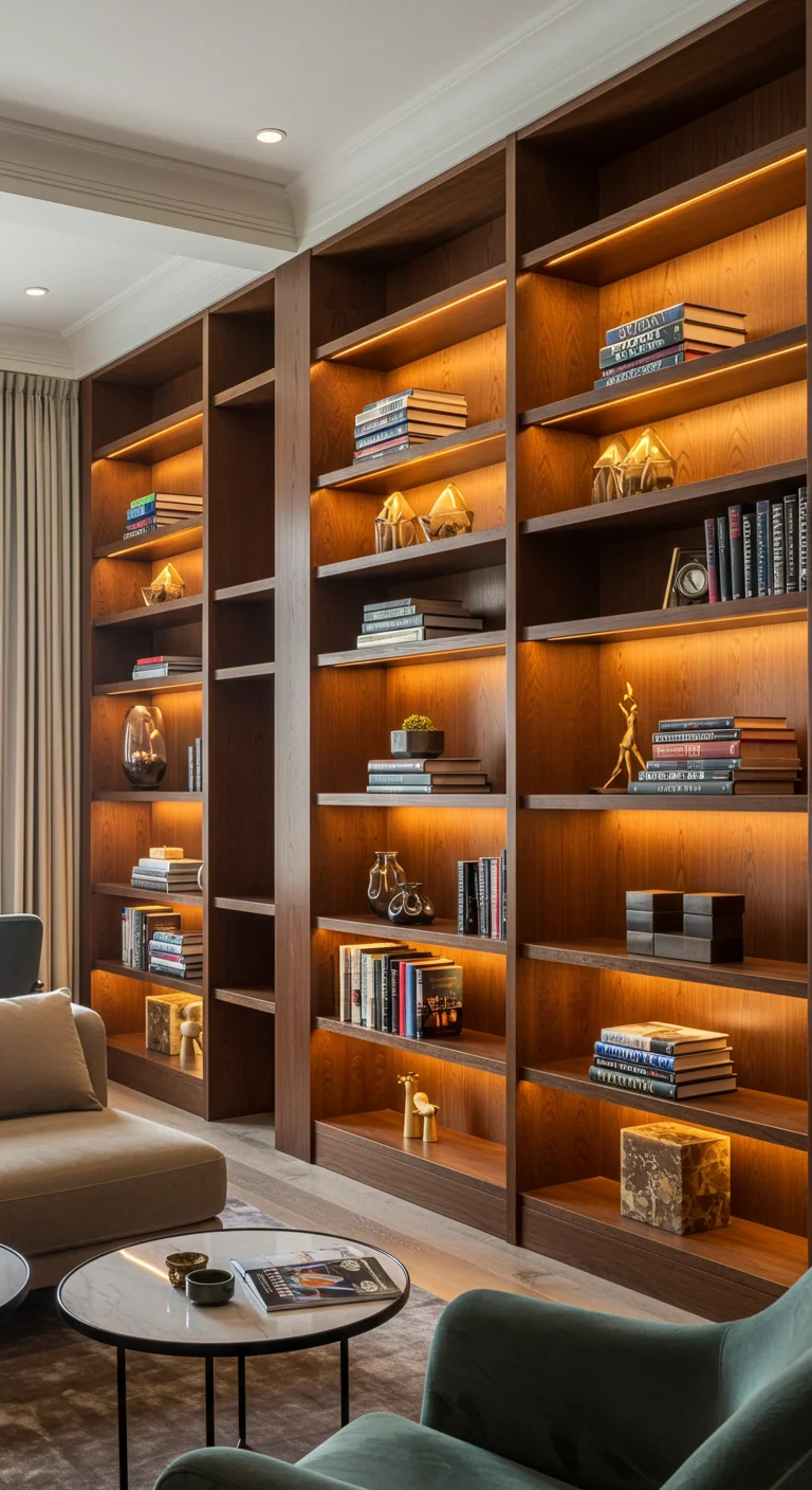 4. Elegant Curves: Architectural Beauty in Shelving