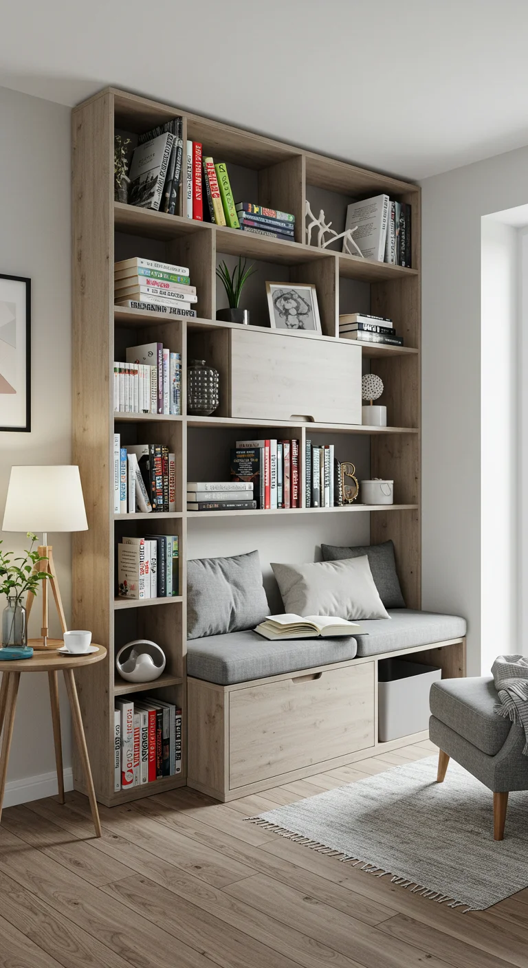 5. Multi-Functional Marvels: Bookshelves with a Twist