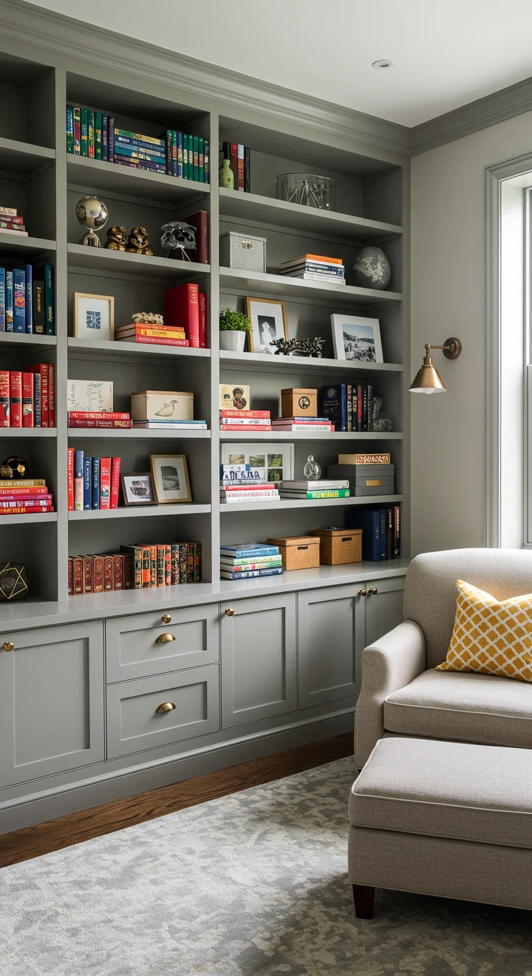 8. Home Office Haven: Stylish Storage Solutions