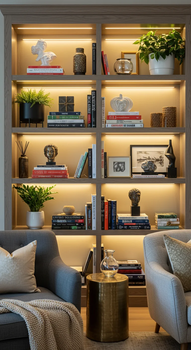 18. Artistic Displays: Bookshelves as Canvas
