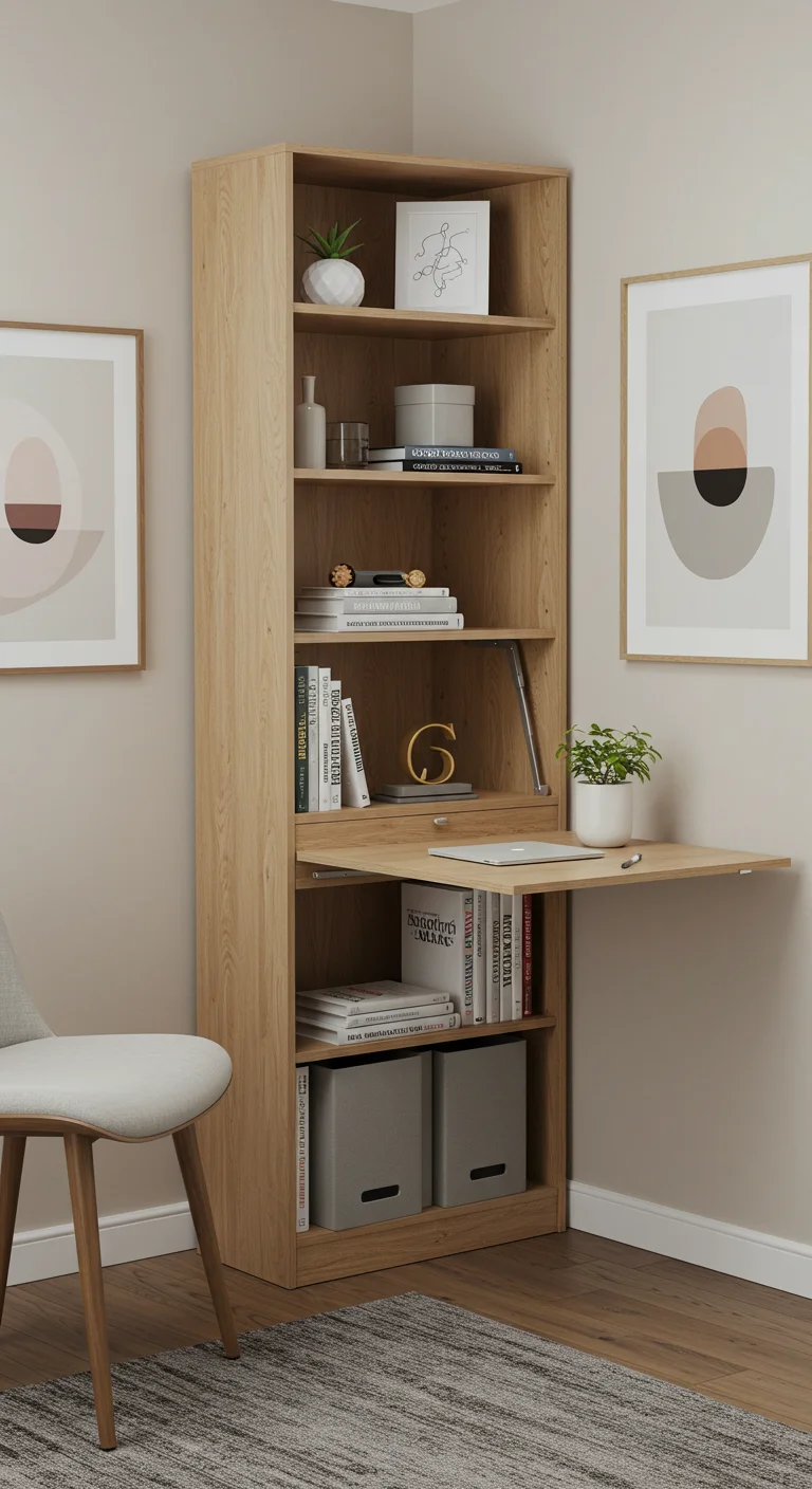 9. Multi-Functional Designs: Shelves that Do More