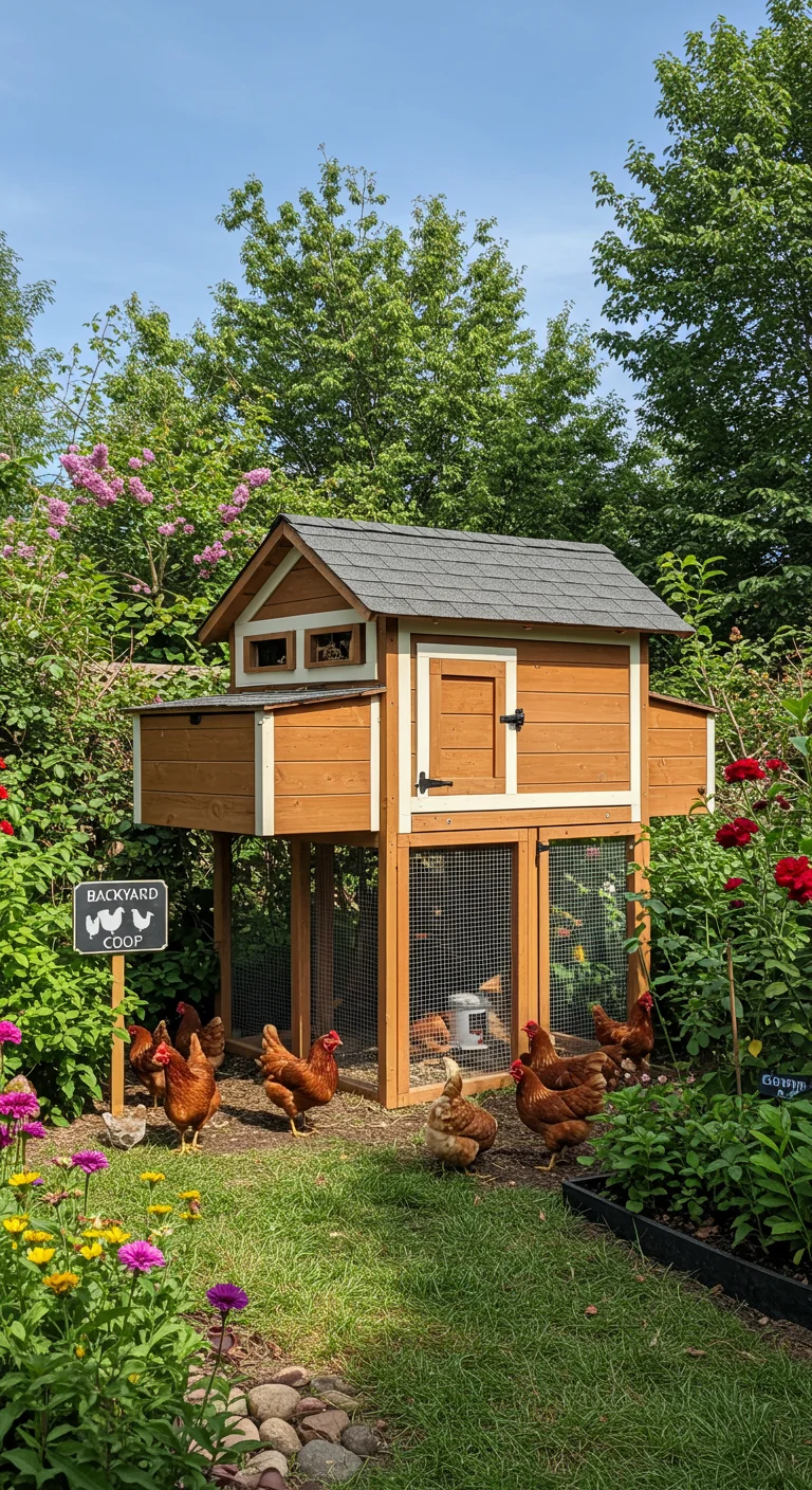 14. The Compact Community: Coops for Multiple Chickens