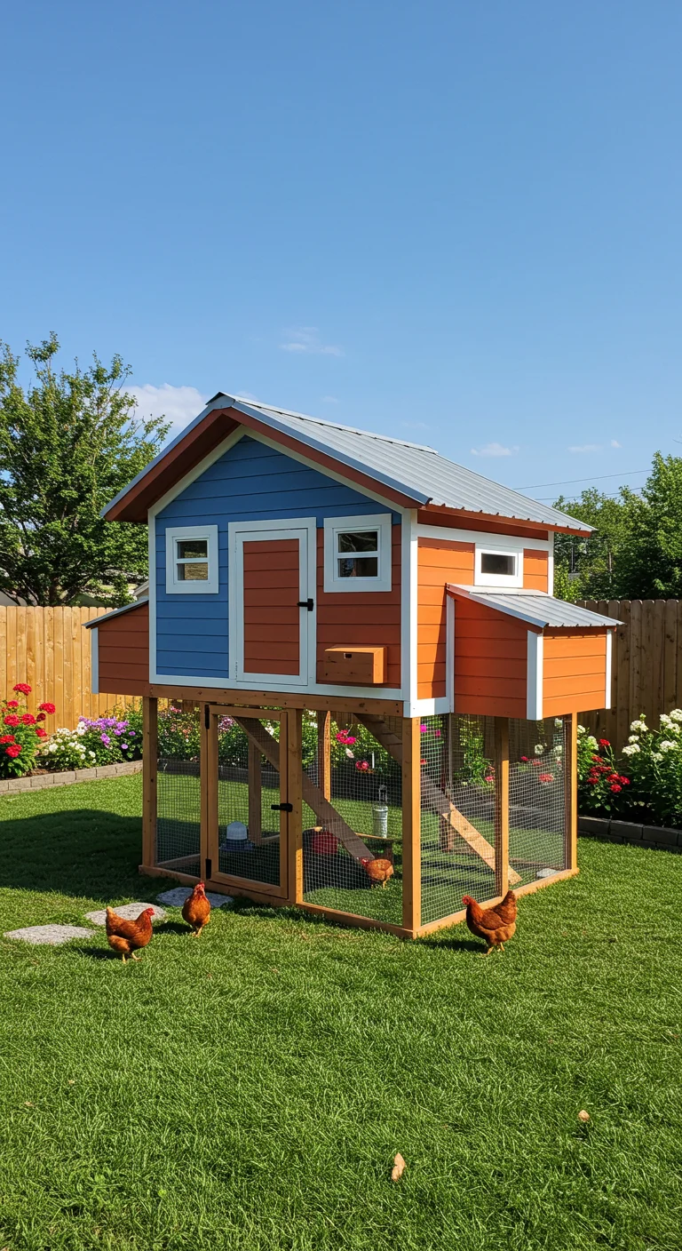 15. The Chicken Condo: Stylish Living for Your Flock