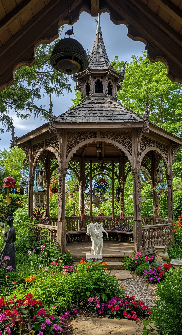 7. Artistic Expressions: Gazebos with Unique Architectural Designs