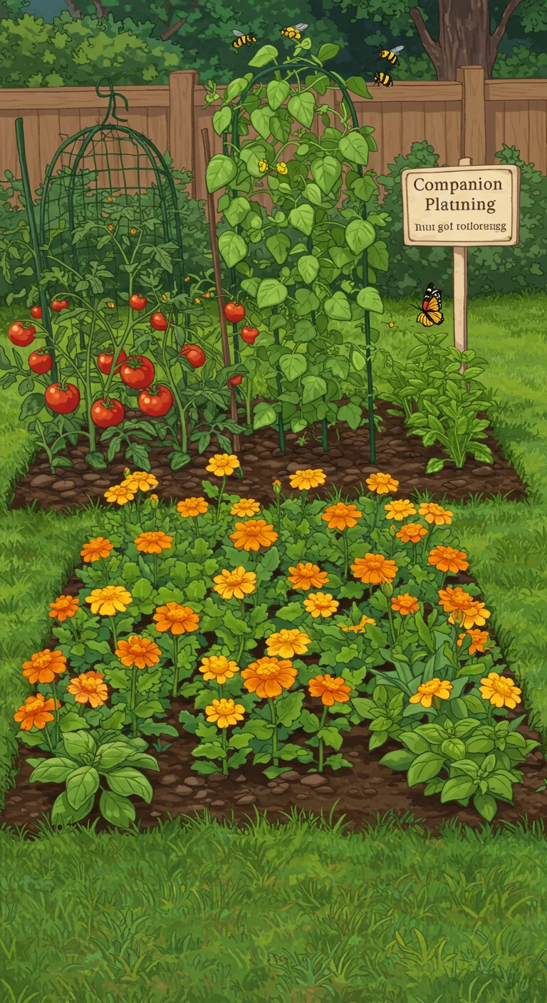 18. Companion Planting: Nature’s Budget-Friendly Duo