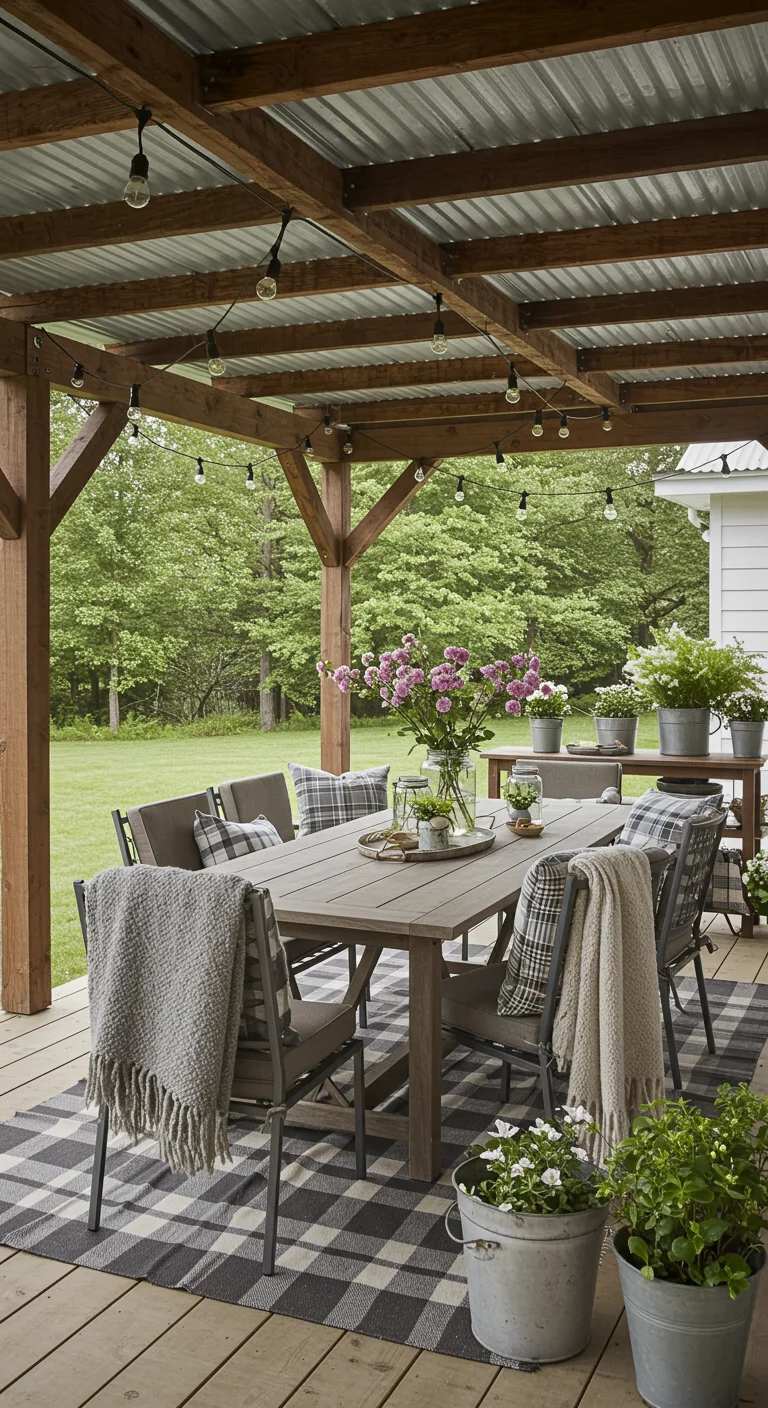 4. Farmhouse Flair: Cozy Charm Meets Functionality