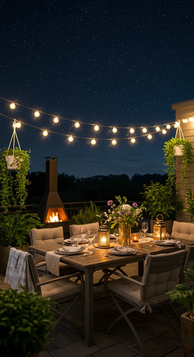 11. Dining Under the Stars: Stylish Patio Dining Ideas