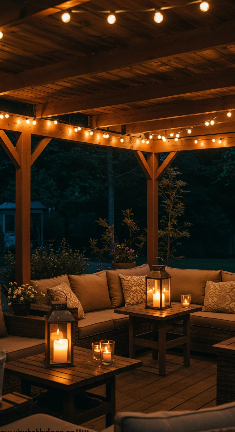 12. Lighting the Ambiance: Illuminating Your Covered Patio