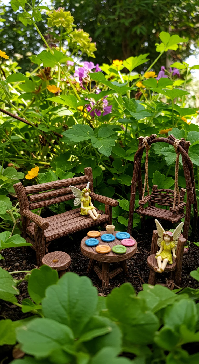 2. Whimsical Miniature Furniture: Furnish Your Fairy Haven