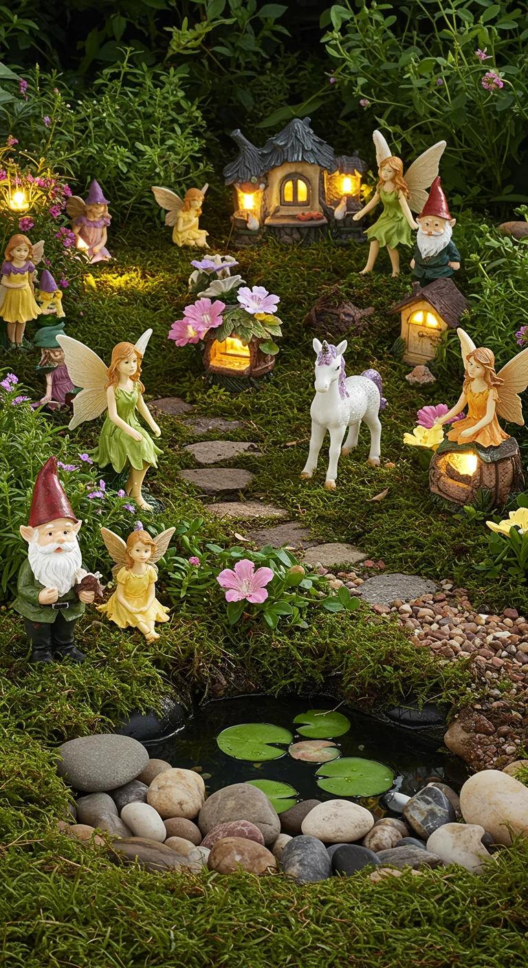8. Fairy Garden Statues: Bring Your Imagination to Life