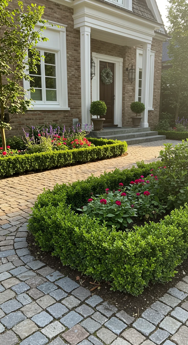 3. Boxwood Borders: Defining Pathways with Elegance