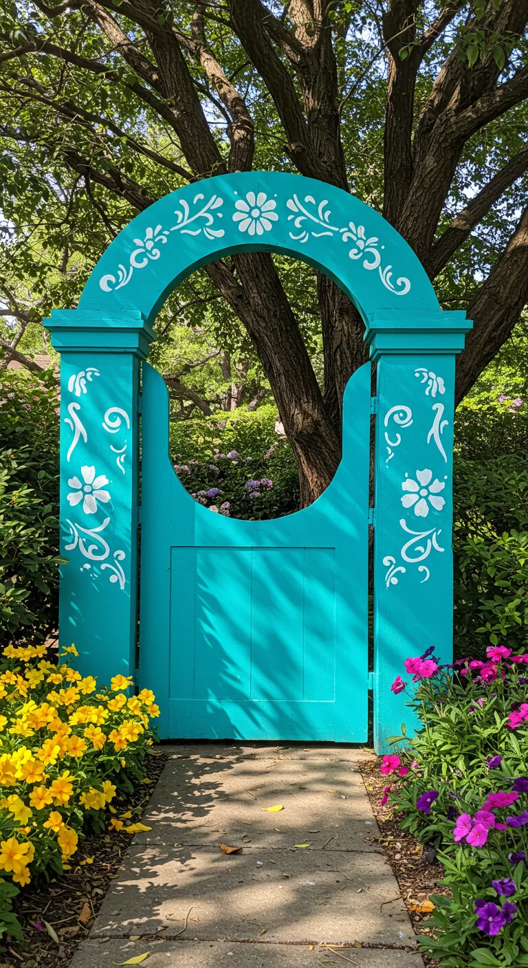 4. Color Splash: Painting Your Moon Gate for Maximum Impact