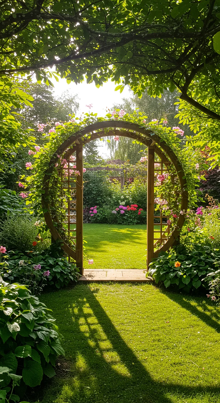 8. DIY Delight: Crafting Your Own Moon Gate from Scratch