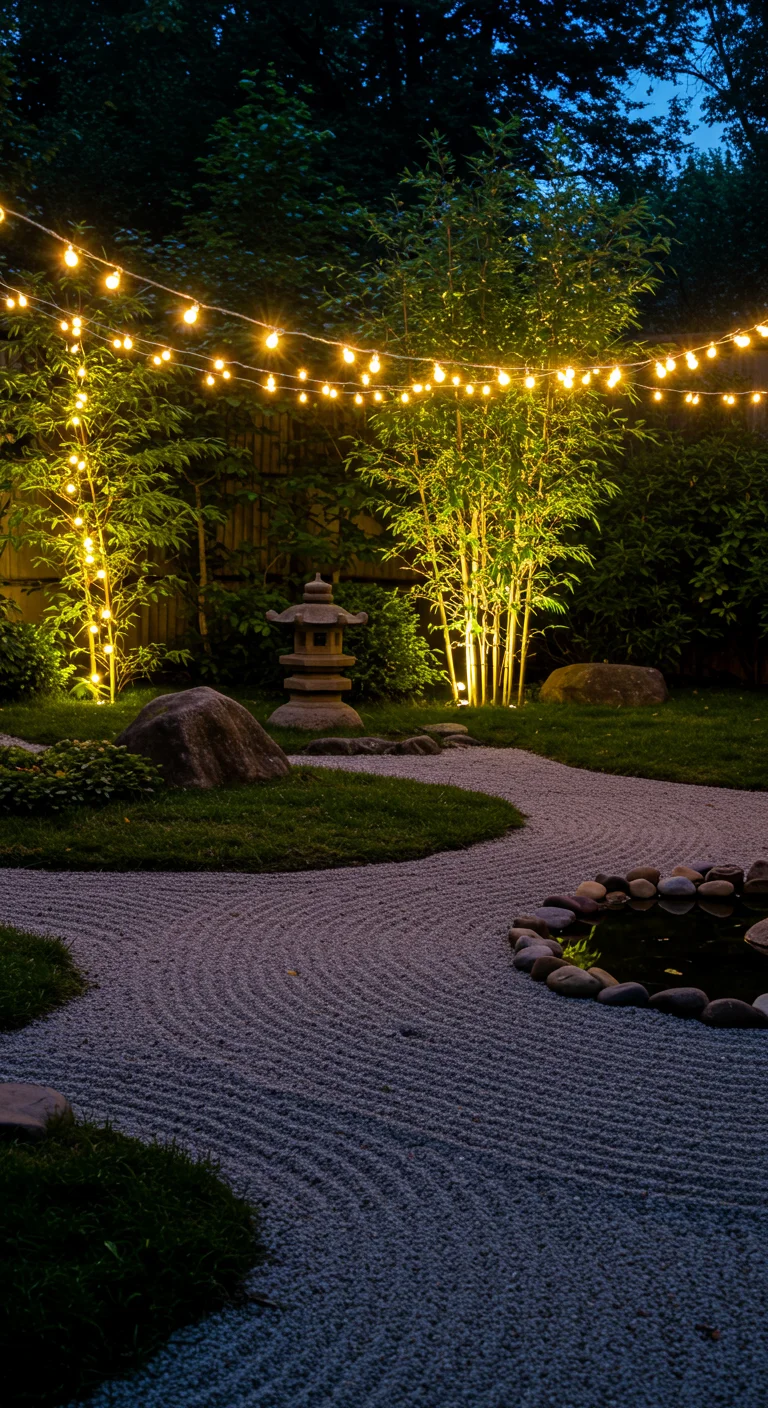 Zen Garden: Soft Lighting for Relaxation and Tranquility
