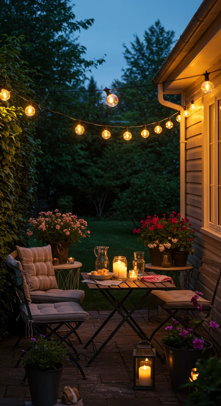 Romantic Retreat: String Lights for Intimate Gatherings