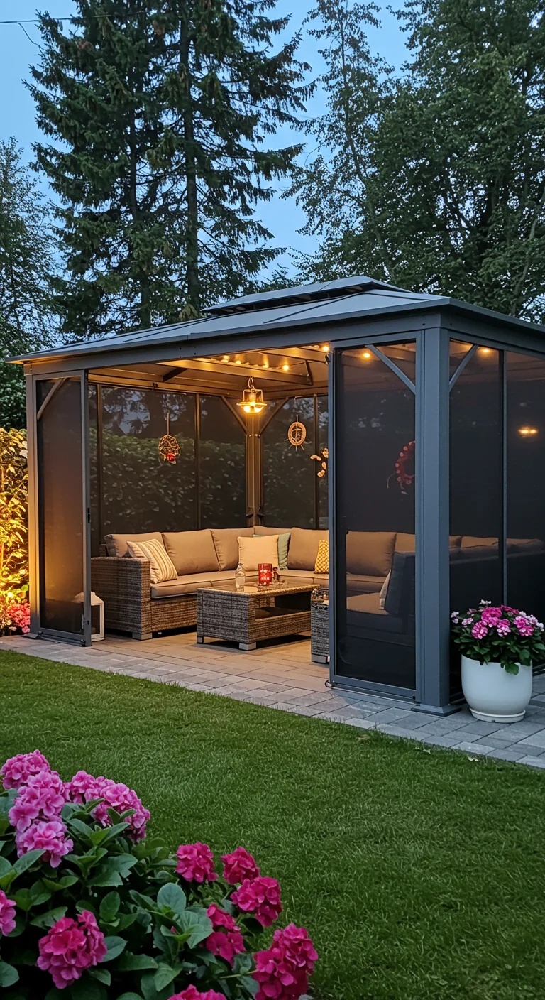 7. Modern Gazebos: A Chic Hideaway for Any Season
