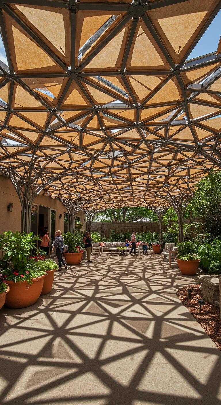 20. Artistic Structures: Sculptural Shade Designs
