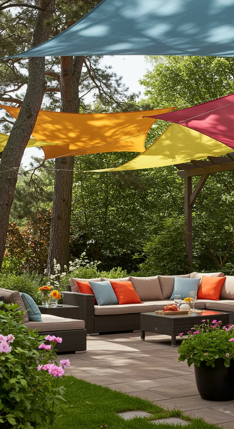 21. Floating Shades: Innovative Ideas for Unique Shade