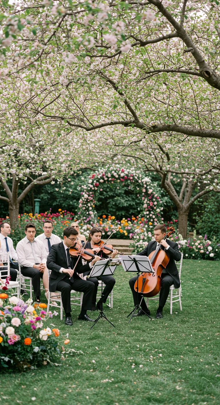 12. Live Music in the Garden: Setting the Mood