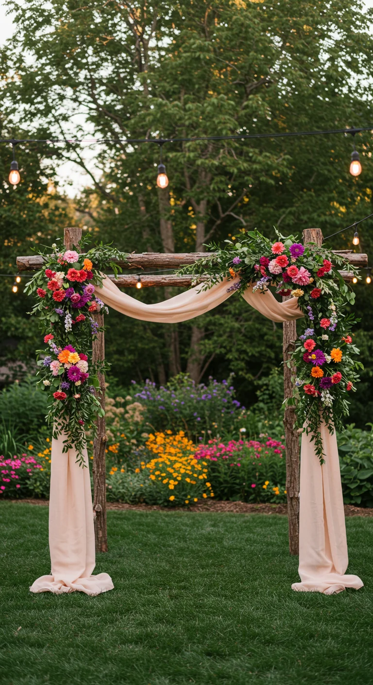 18. Garden Ceremony Backdrops: Nature’s Canvas