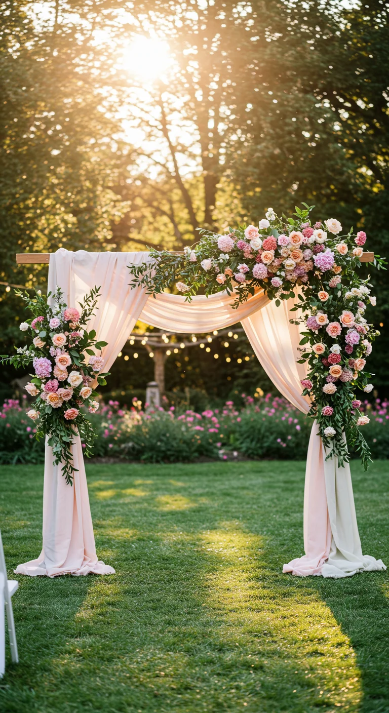 1. Enchanted Floral Arches: A Gateway to Love