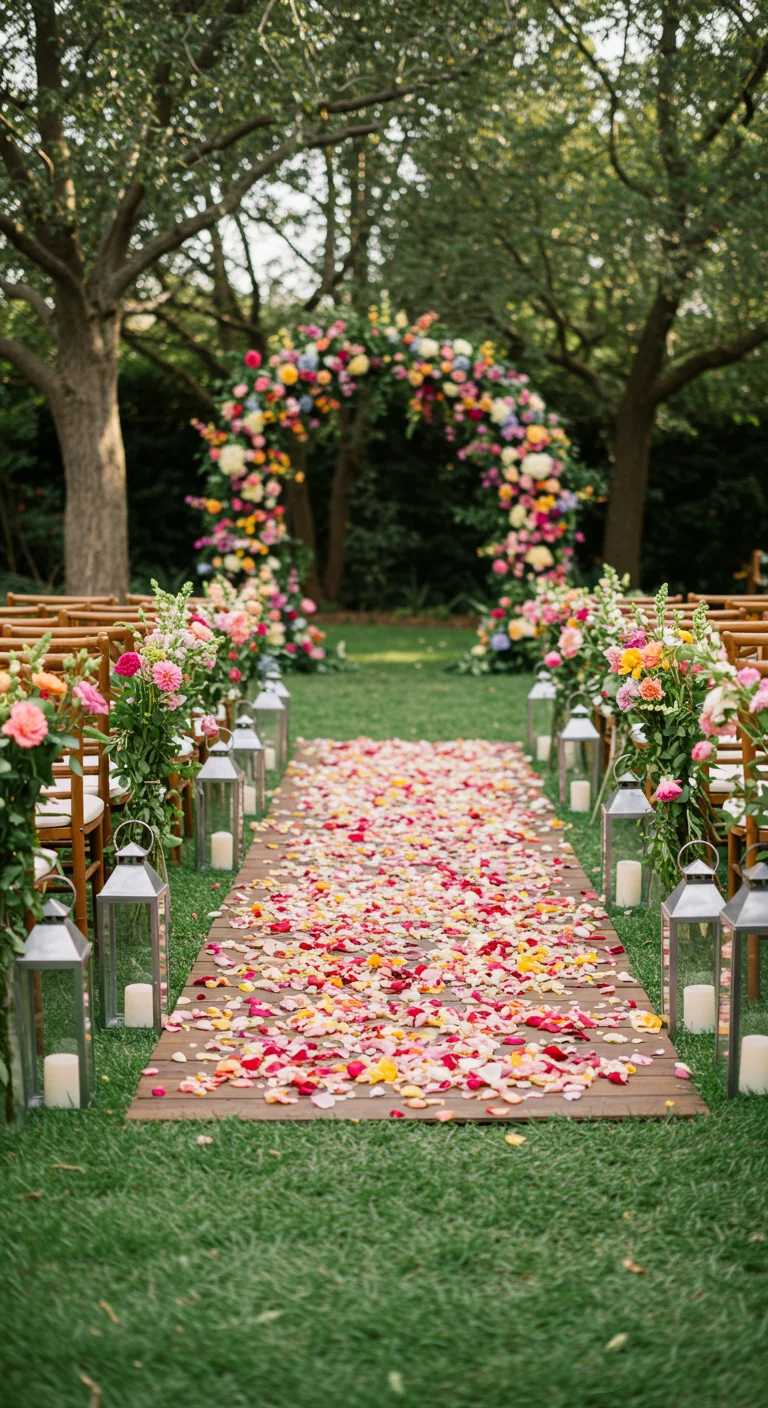 7. Unique Aisle Designs: Walk Down the Path Less Taken