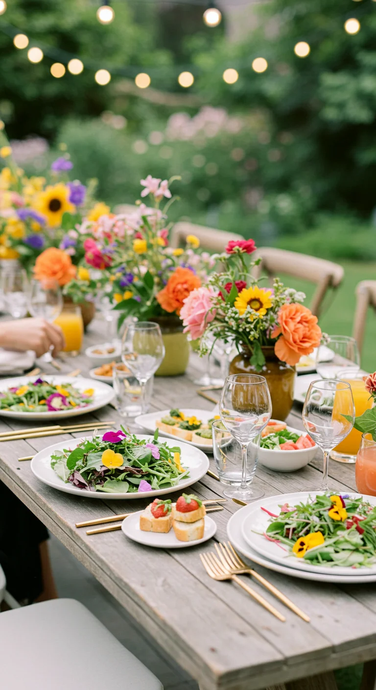 9. Creative Catering: Garden-Inspired Menus for a Fresh Experience