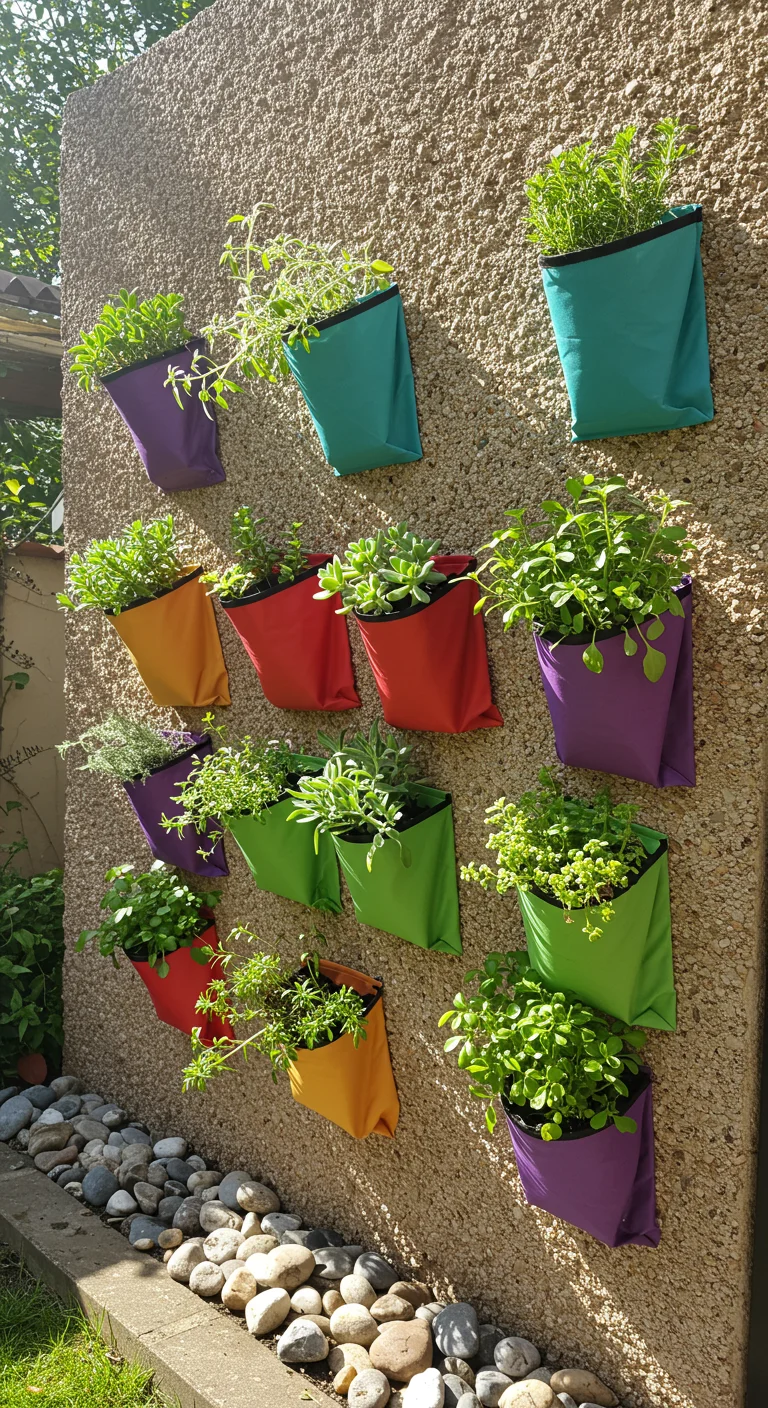 7. Vertical Gardens: Utilizing Walls for Maximum Impact