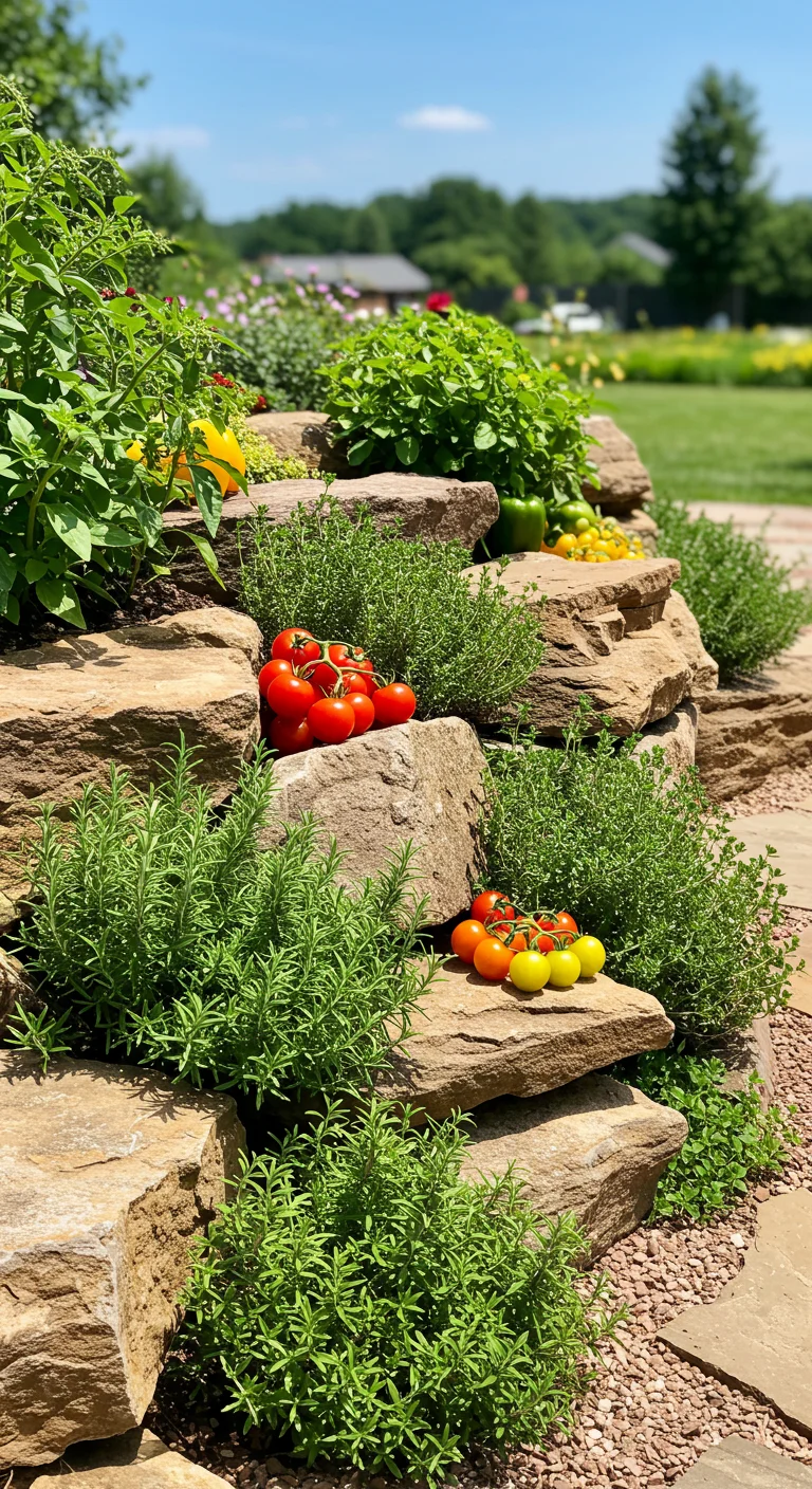 12. Edible Escapes: Incorporating Herbs and Veggies