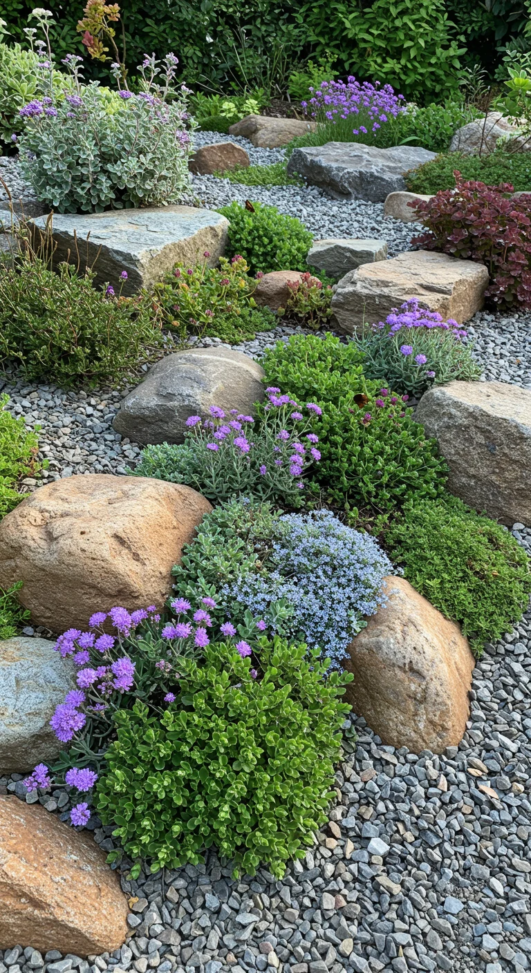18. Texture Triumphs: Mixing Rocks and Plants for Depth