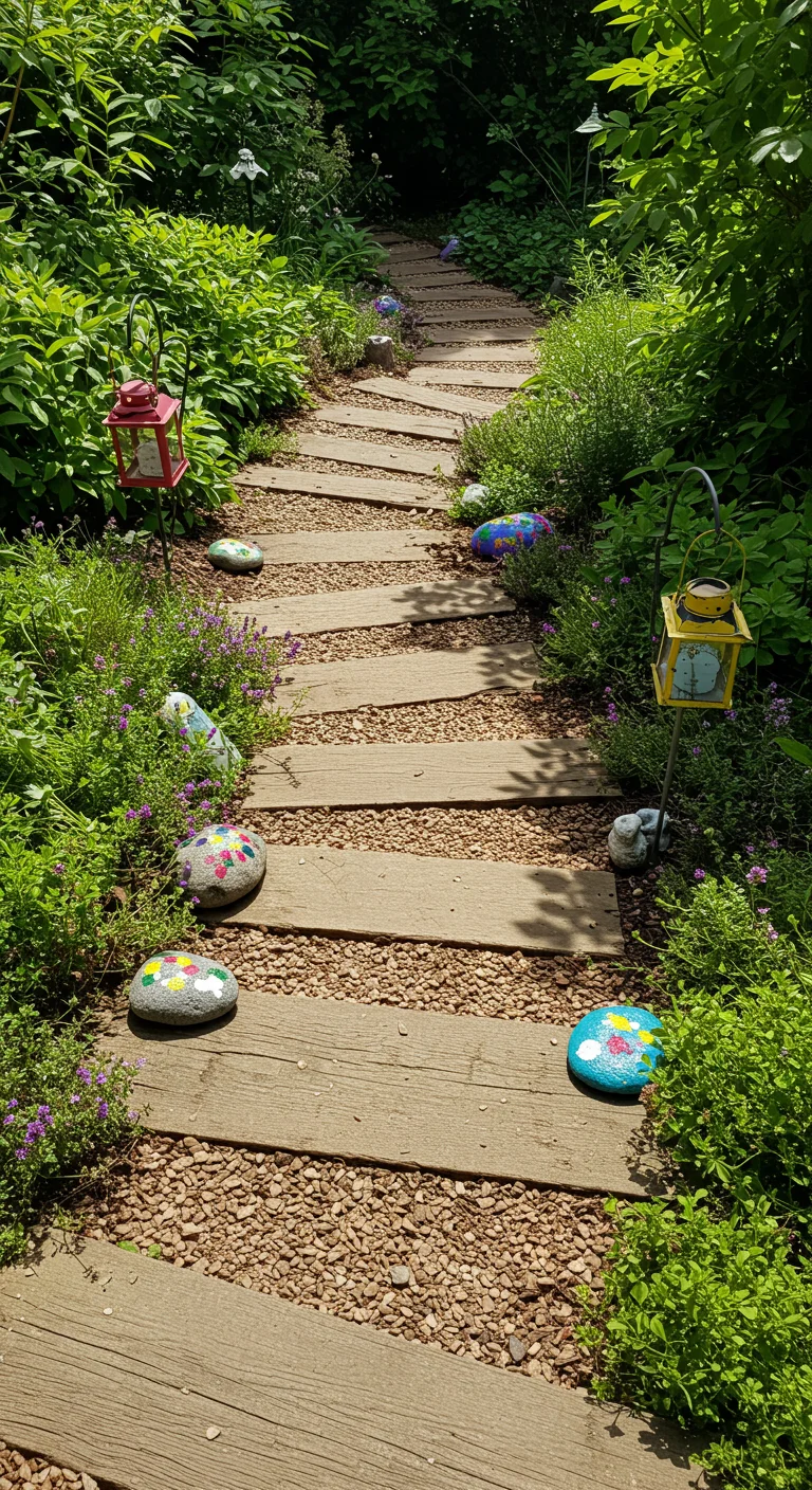 3. Whimsical Pathways: Stone and Wood Trails to Serenity