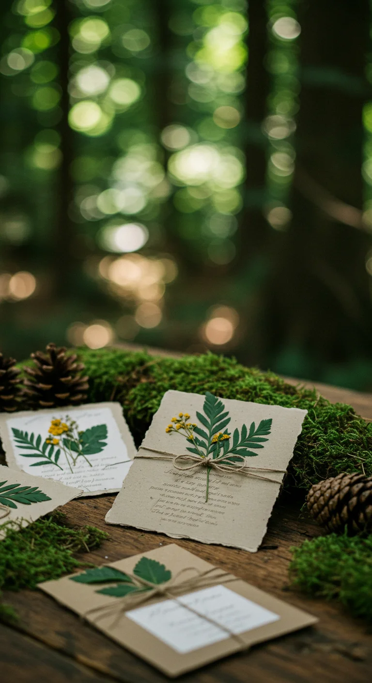 Nature-Inspired Invitations: Setting the Tone from the Start