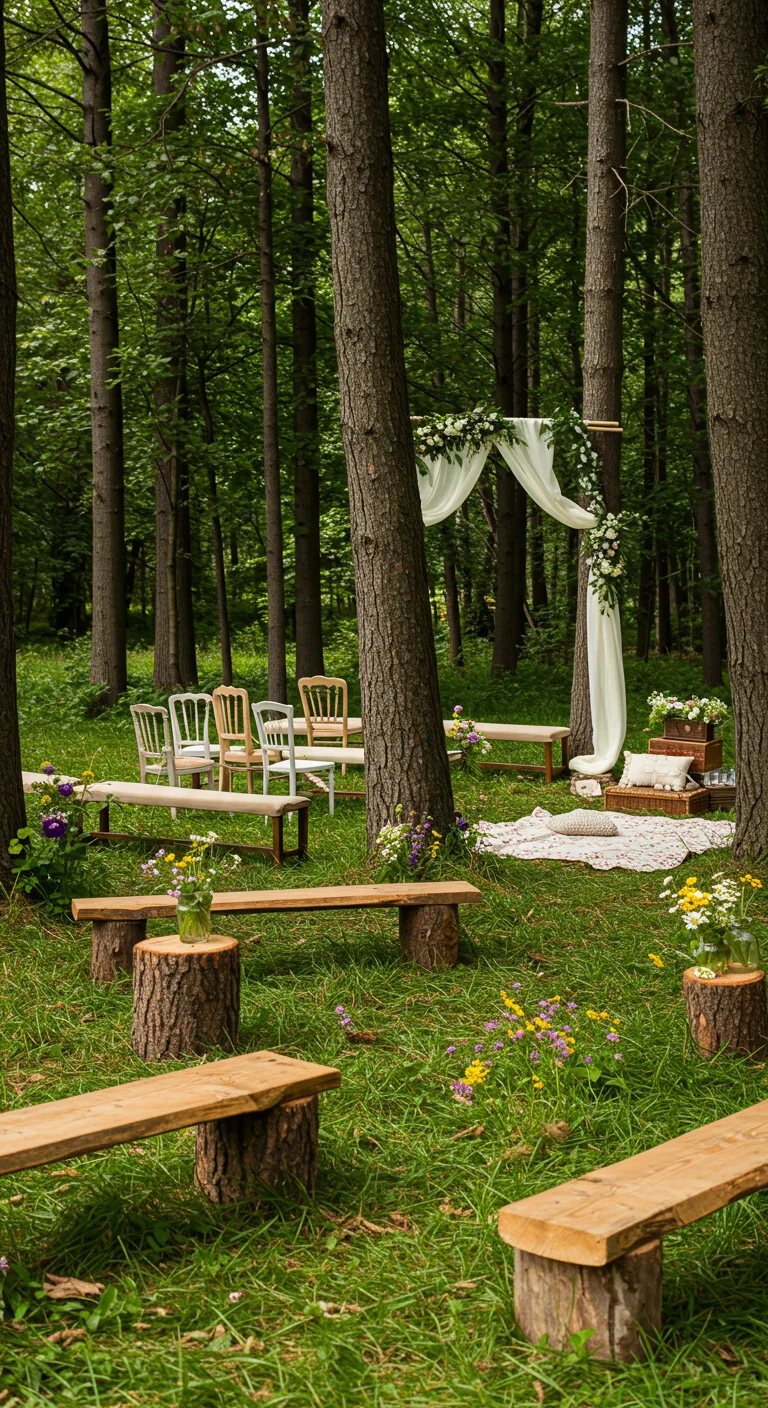 Creative Seating Arrangements: From Logs to Benches