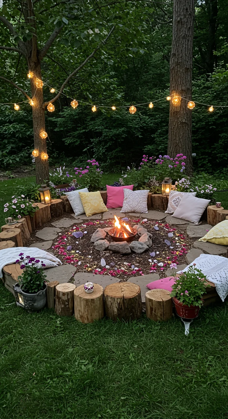 2. Mystic Fairy Circles: Create a Whimsical Gathering Spot