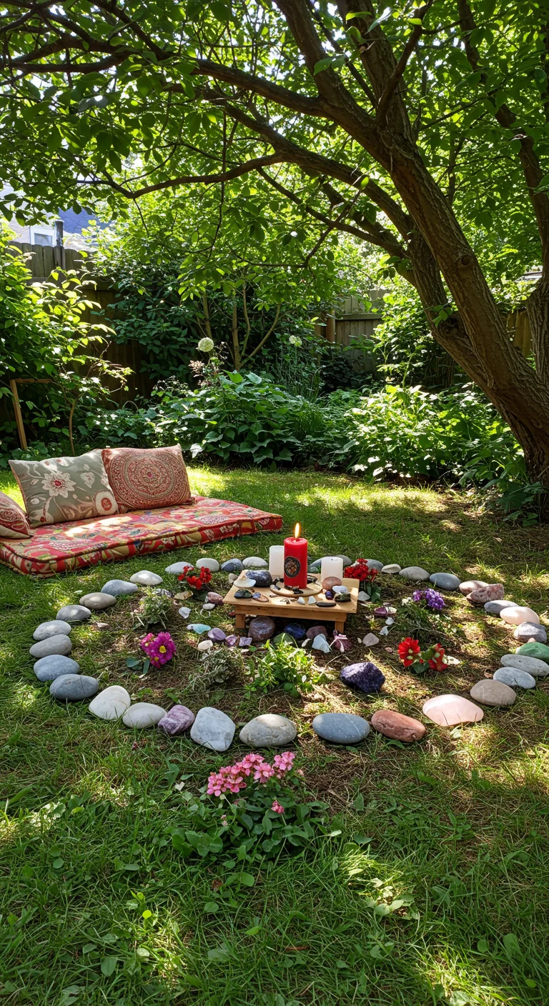 8. Nature’s Altar: Creating a Sacred Space Outdoors