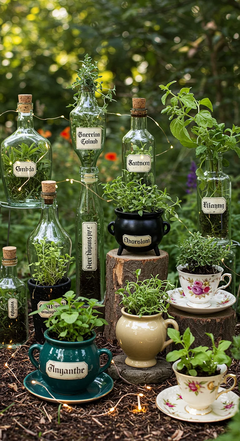 10. Potion Planters: Unique Containers for Your Greenery