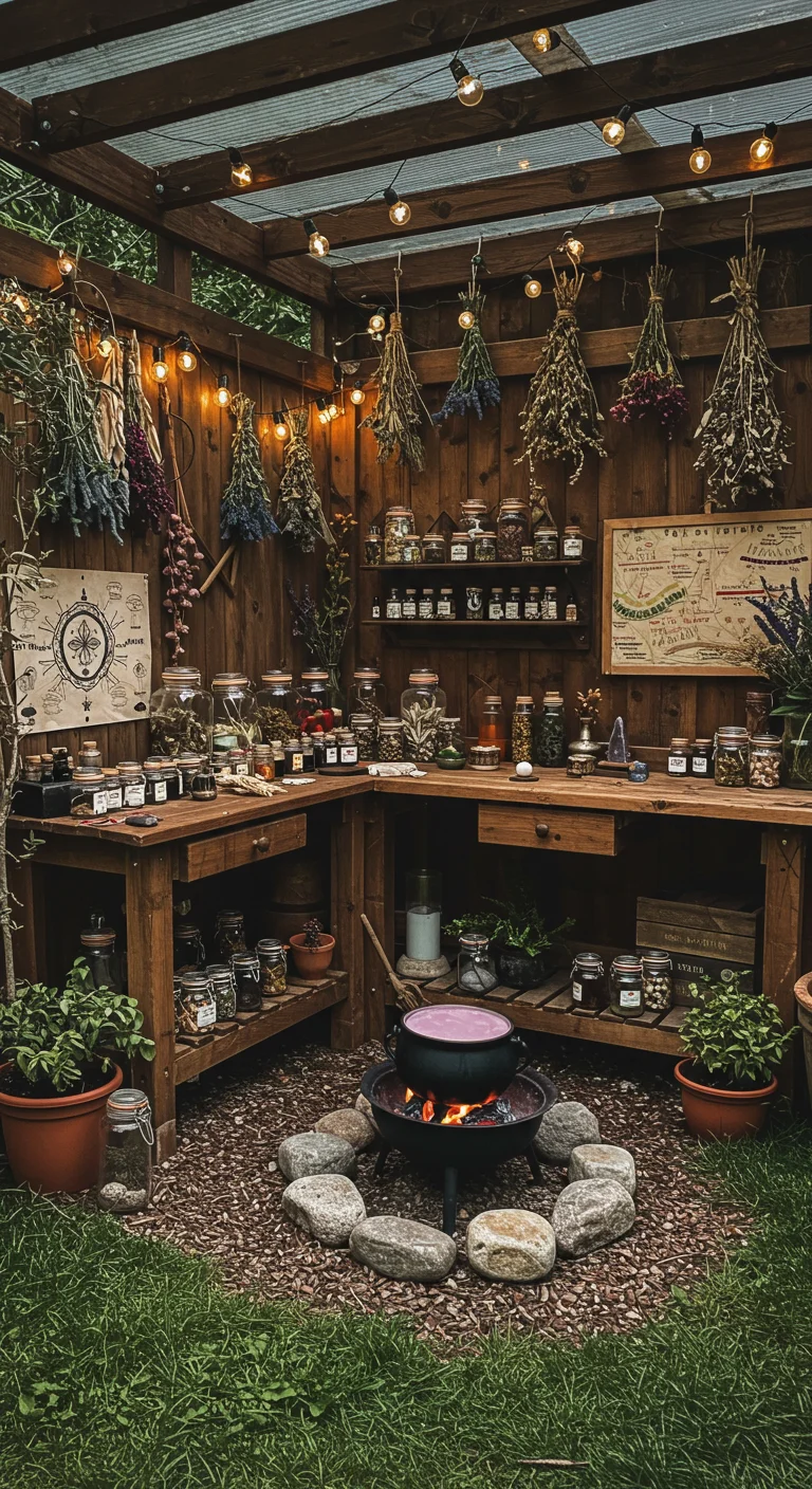 15. Witchy Workshops: Crafting Spaces for Magical Creations
