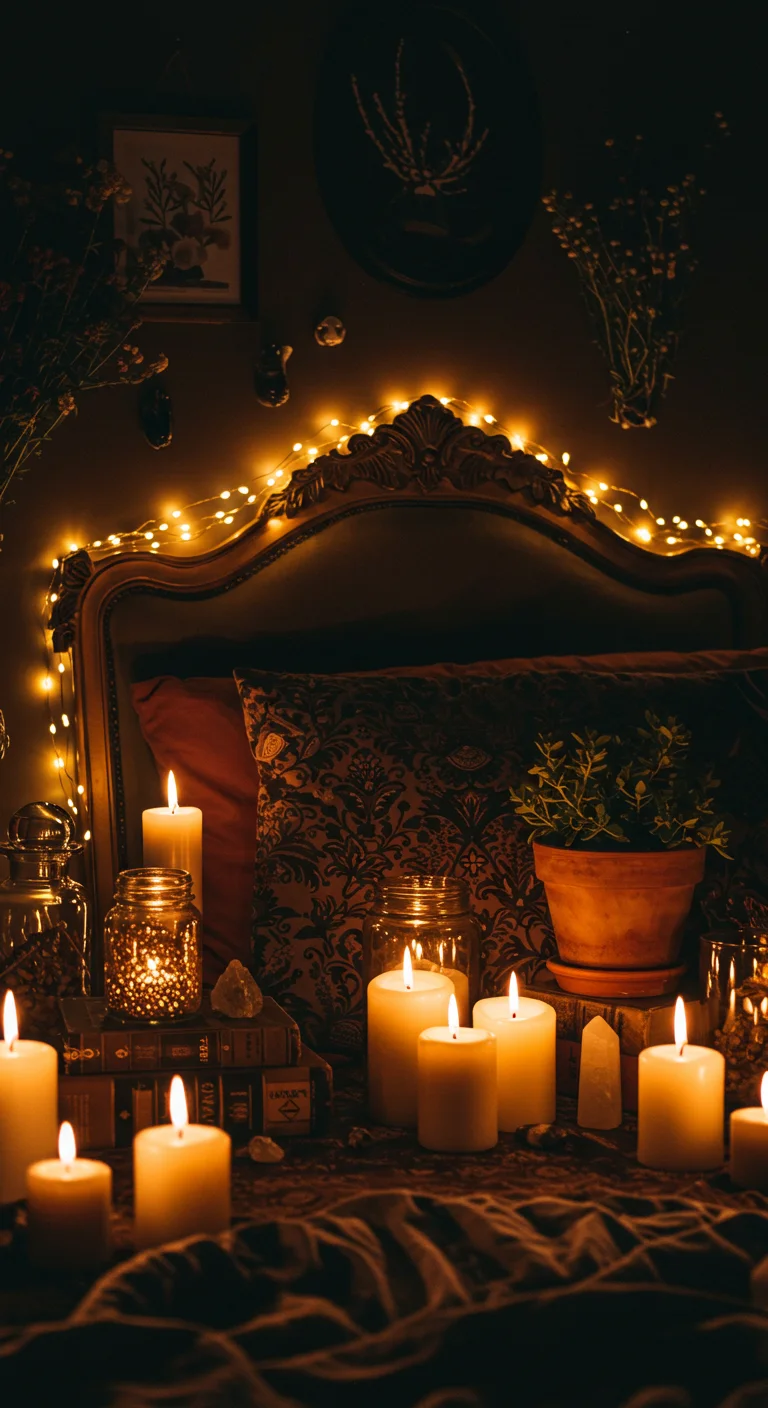 5. Ethereal Lighting: Use Candles and Fairy Lights for Ambiance