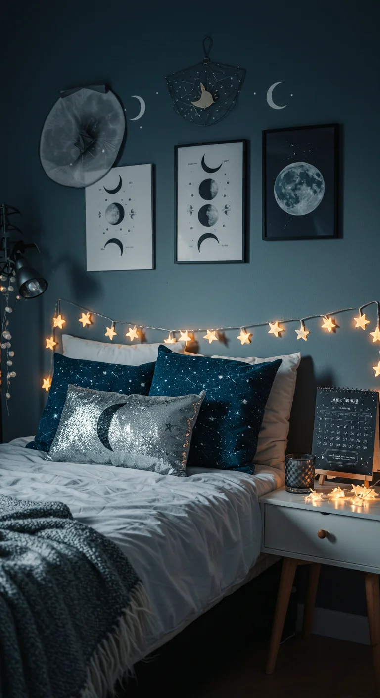12. Moon Phases: Incorporating Lunar Themes in Your Decor