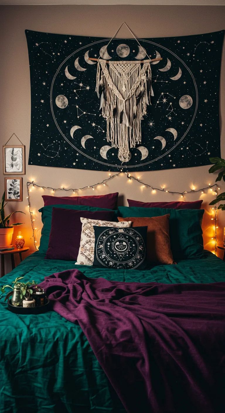 16. Witchy Wall Hangings: Tapestries and Macramé